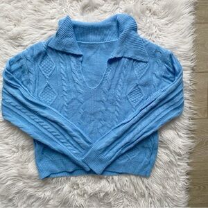 ❌ SOLD! Vintage Soft Blue Sweater